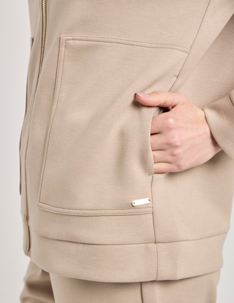 Sudadera con bolsillos para mujer 5