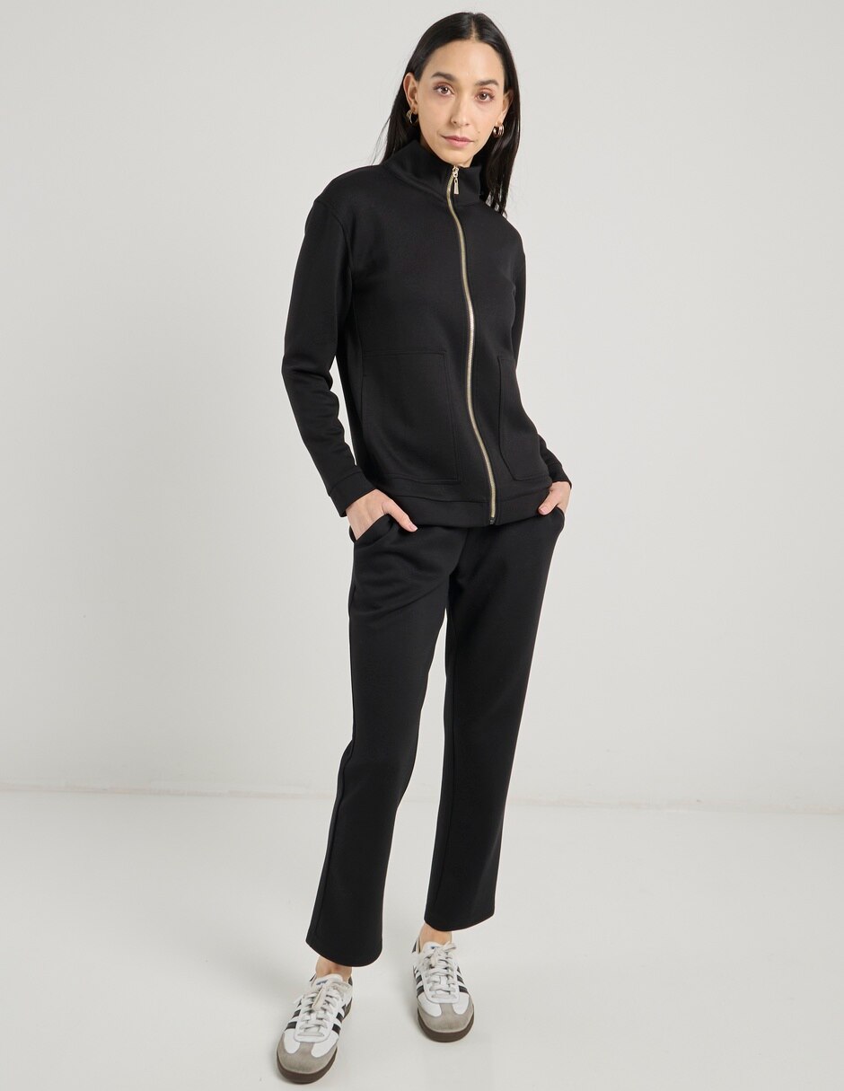 Sudadera con bolsillos La Mode para mujer