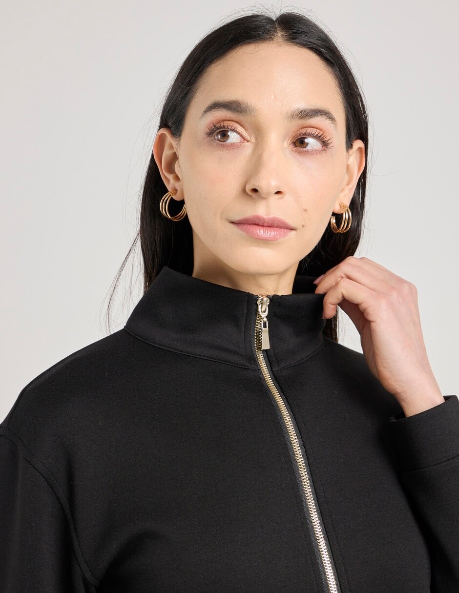 Sudadera con bolsillos La Mode para mujer