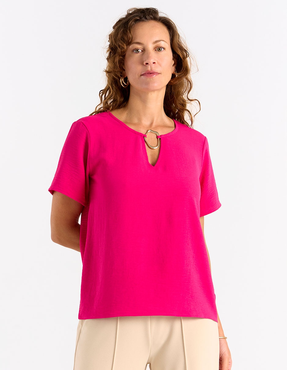 Blusa manga corta para mujer 1