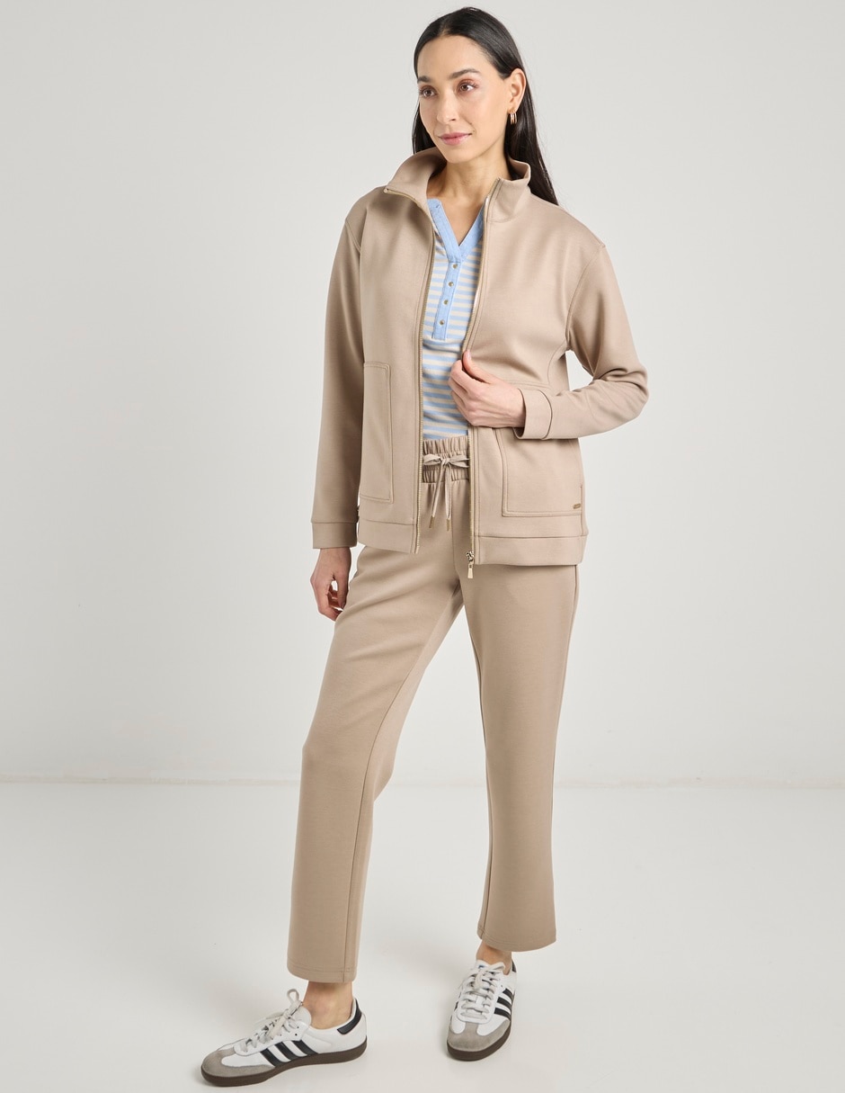 Pants slim con jareta para mujer 2
