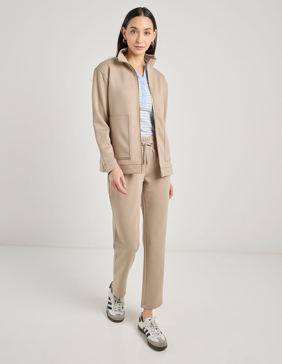 Pants slim con jareta para mujer 3