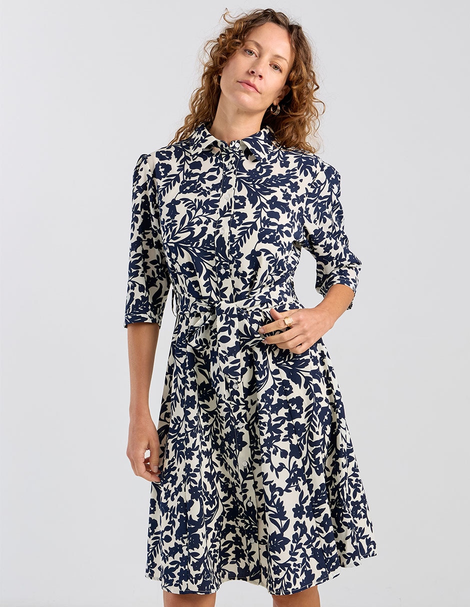 Vestido midi casual para mujer Vestido midi casual para mujer