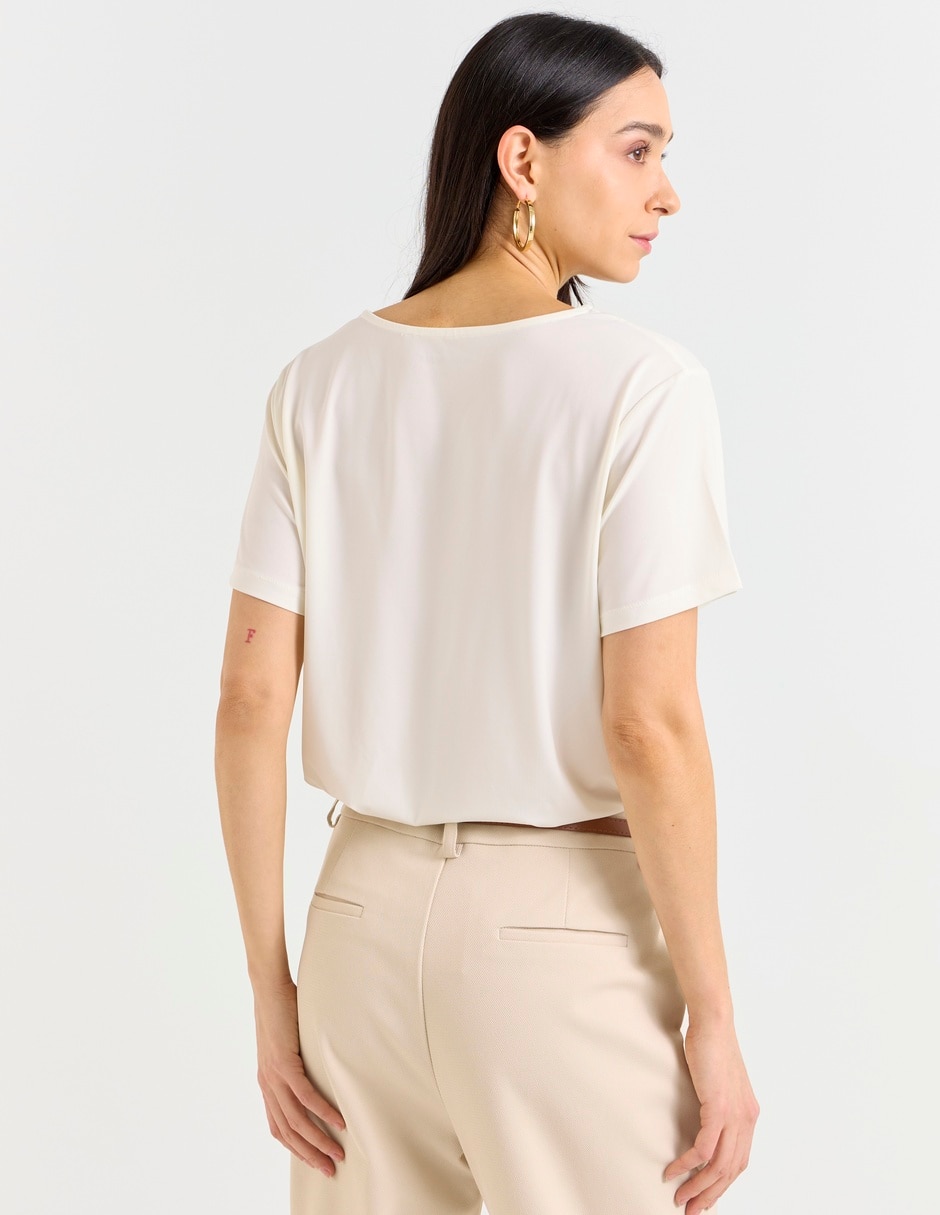 Blusa manga corta para mujer 6