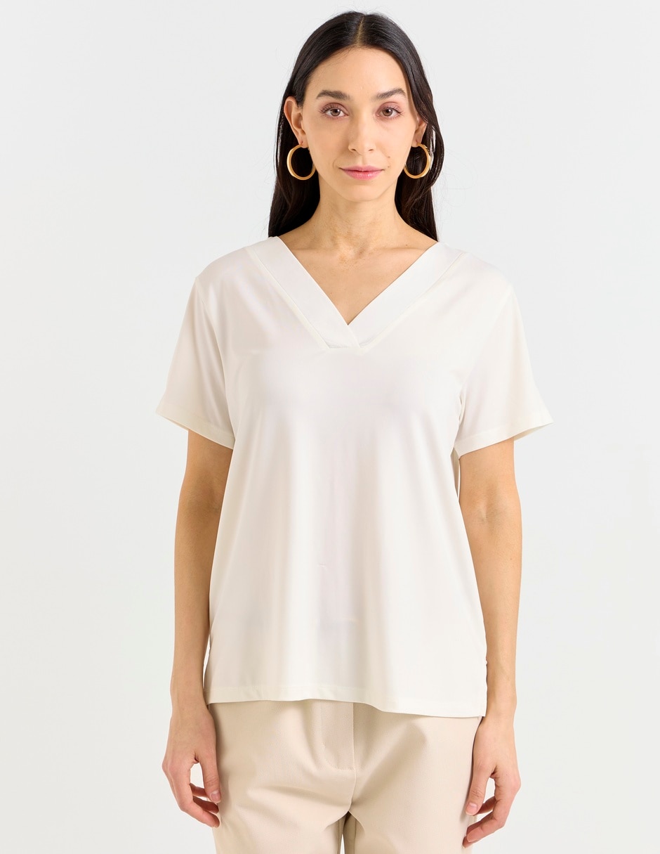 Blusa manga corta para mujer 9