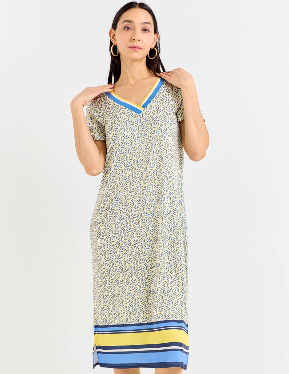 Vestido 3/4 casual para mujer