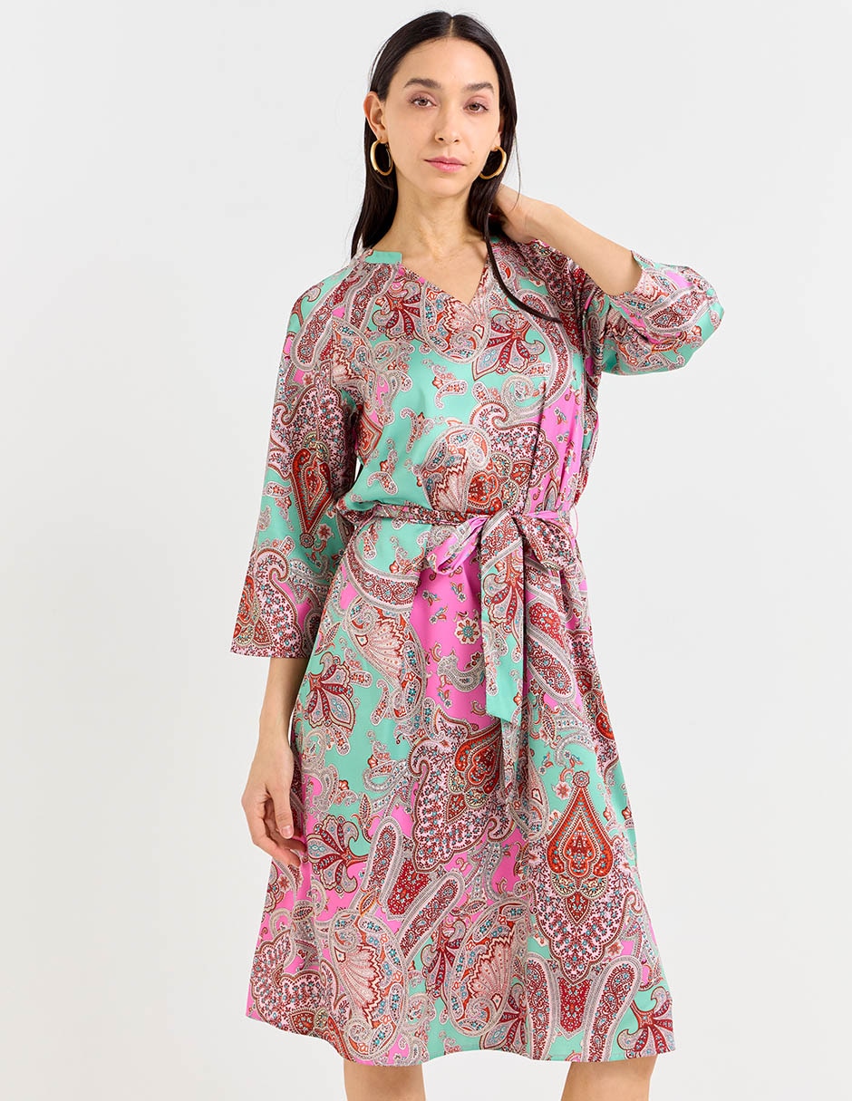 Vestido a la rodilla casual para mujer