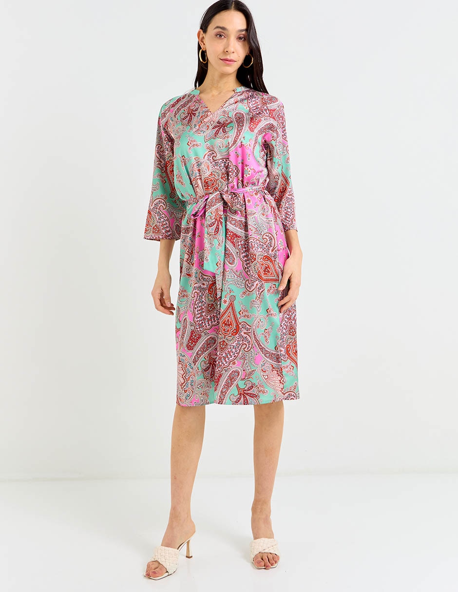 Vestido a la rodilla casual para mujer
