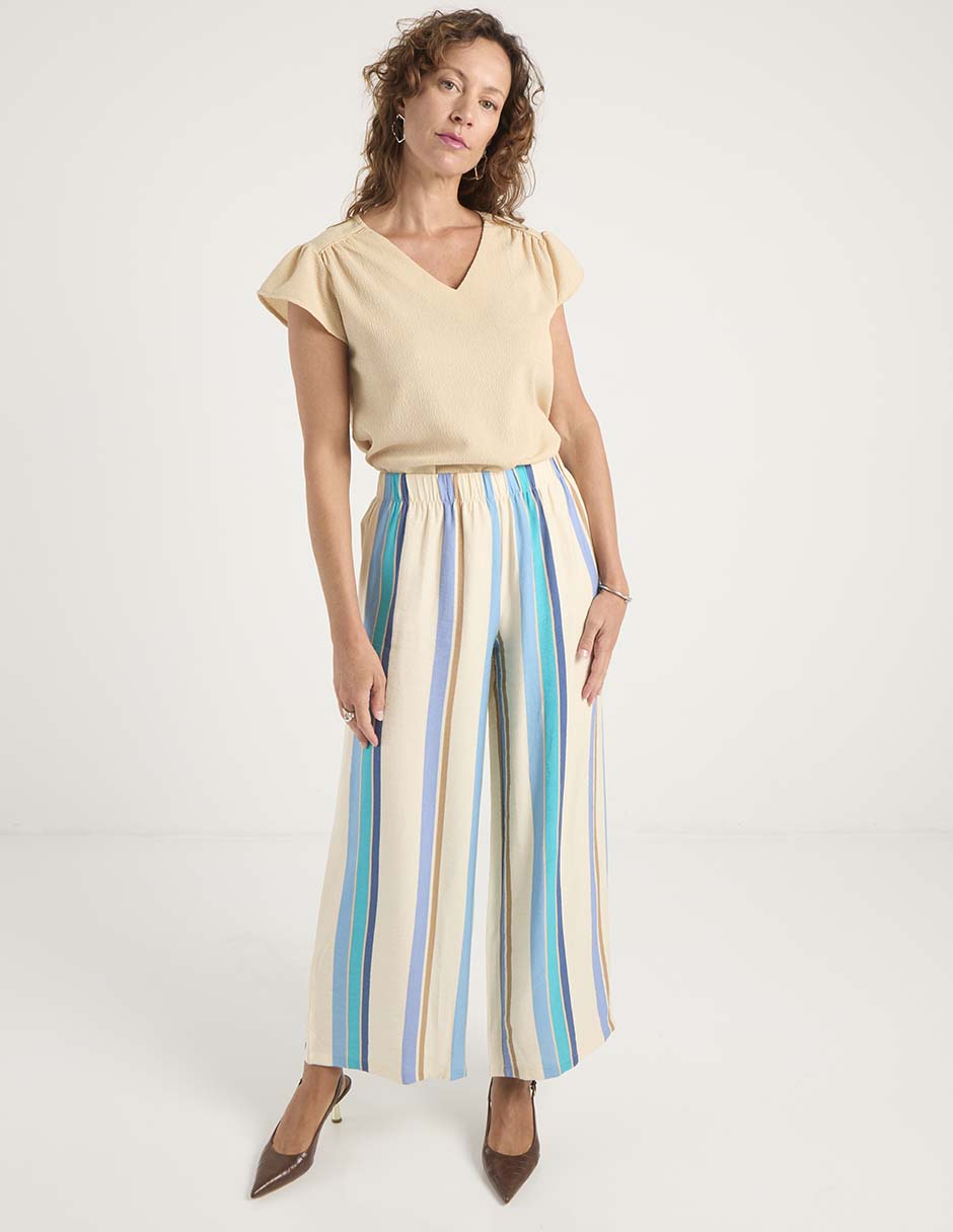 Pantalón amplio para mujer 4