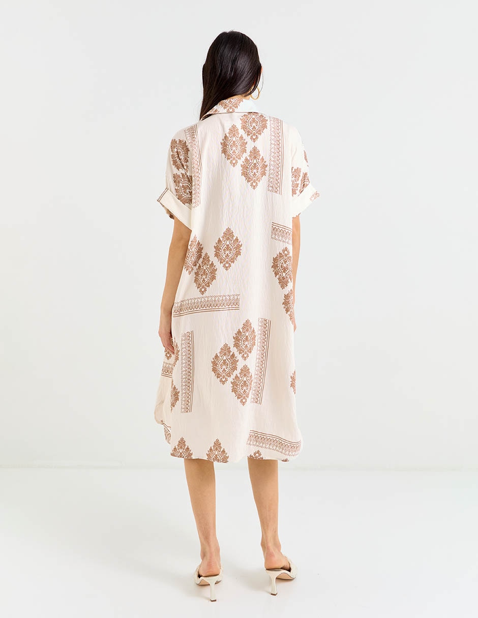 Vestido a la rodilla casual para mujer 4