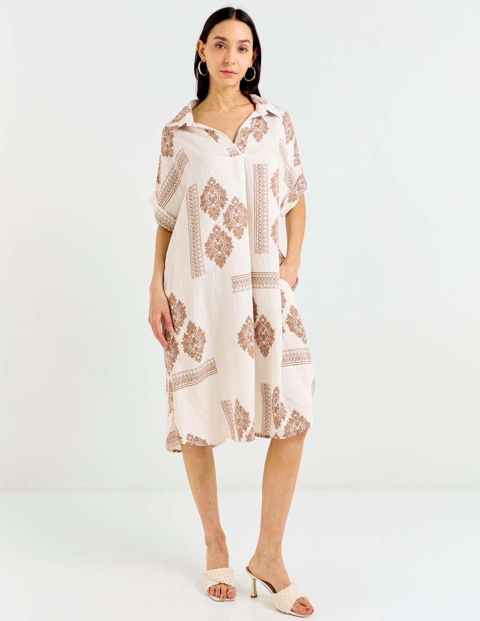 Vestido a la rodilla casual para mujer 3