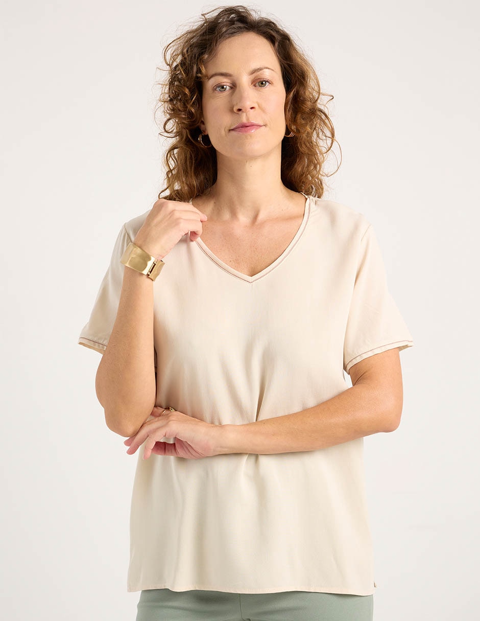 Blusa manga corta para mujer 1