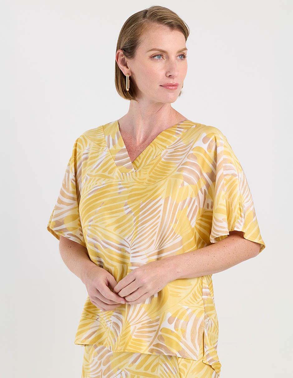 Blusa La Mode manga al codo para mujer 7