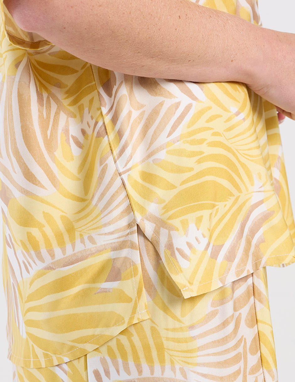 Blusa La Mode manga al codo para mujer 10