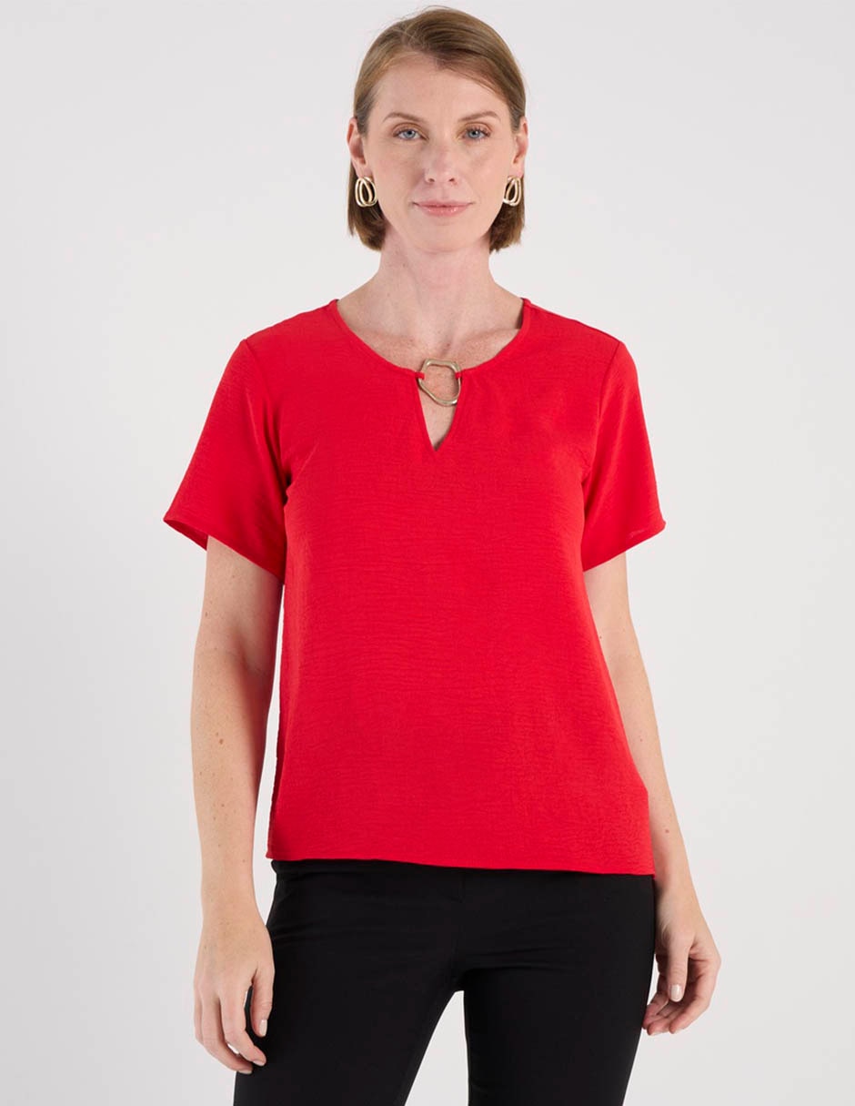 Blusa manga corta para mujer 1