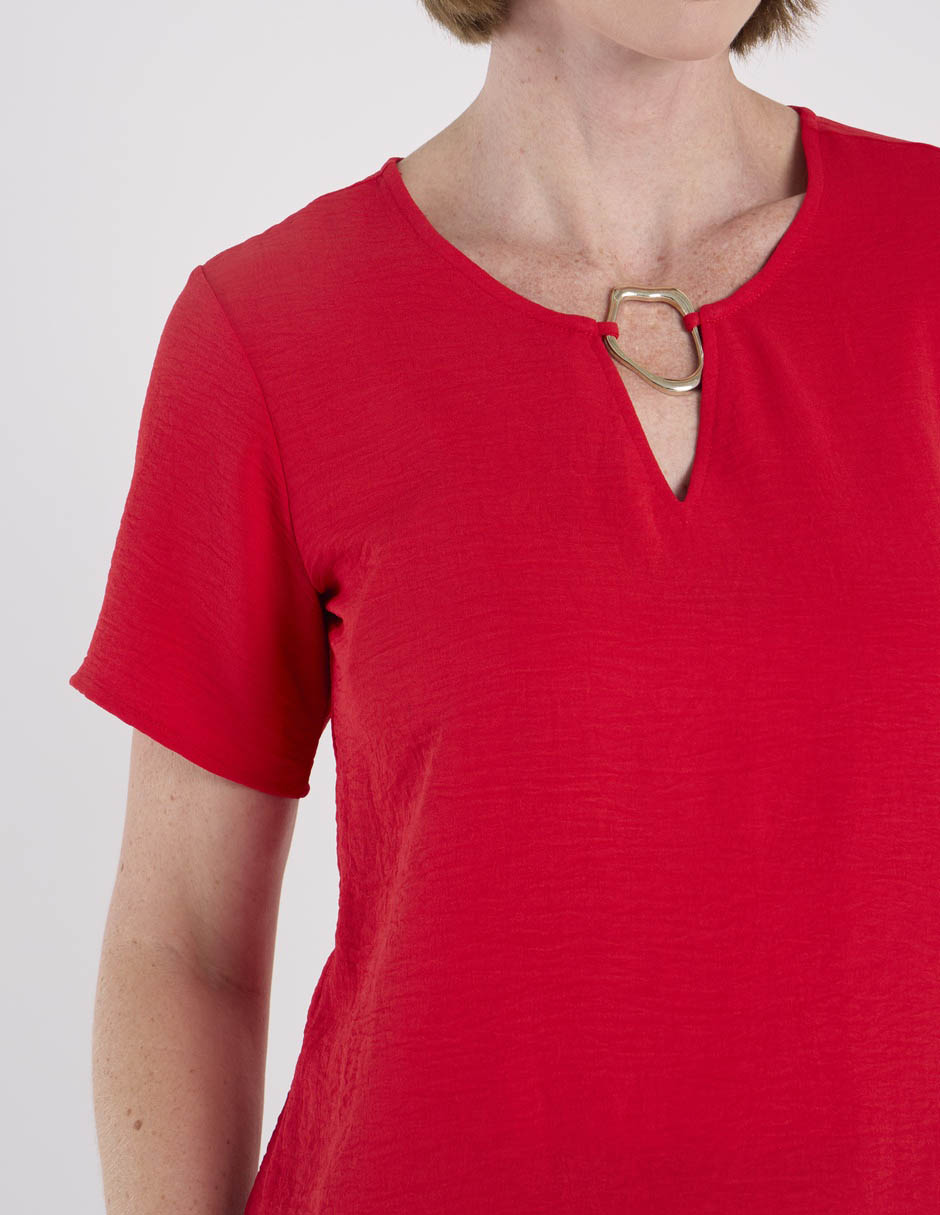 Blusa manga corta para mujer 10