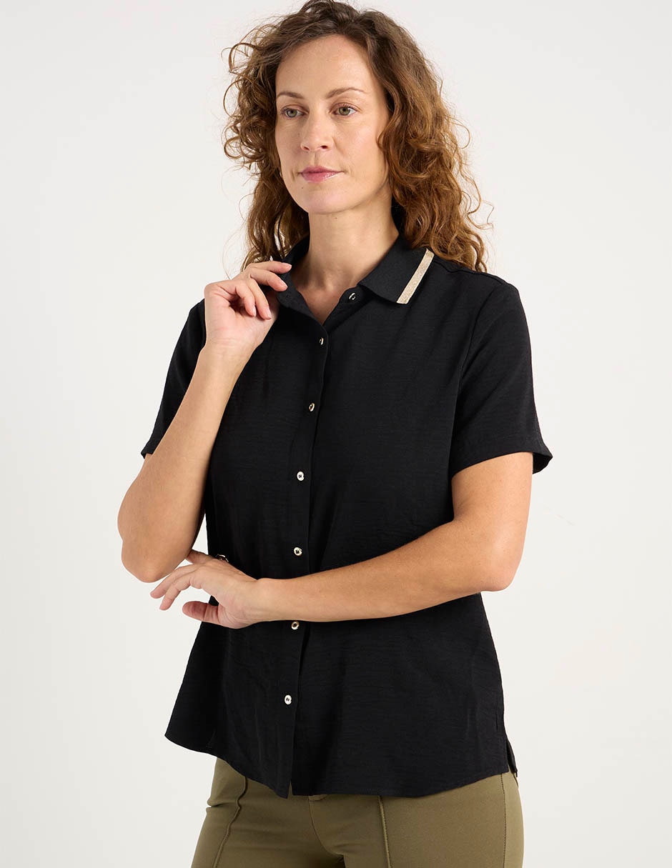 Blusa manga corta para mujer 5