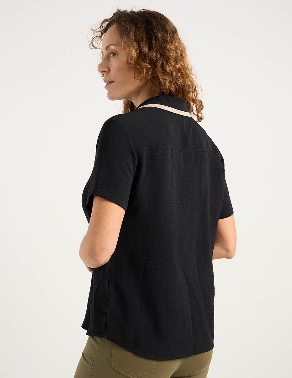 Blusa manga corta para mujer 6