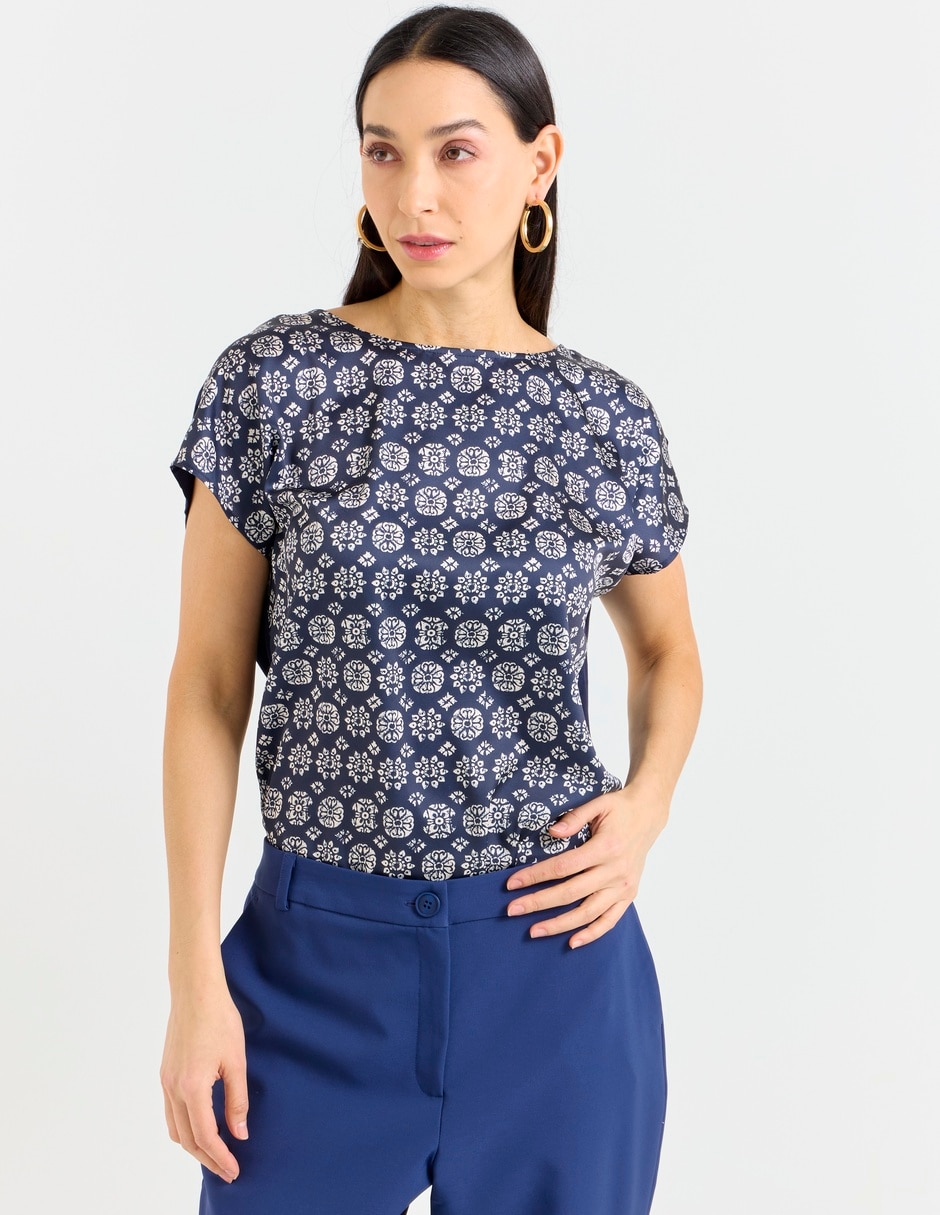 Blusa manga corta para mujer 1