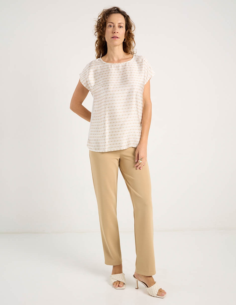Blusa manga corta para mujer 8