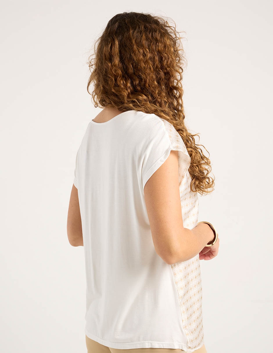 Blusa manga corta para mujer 11