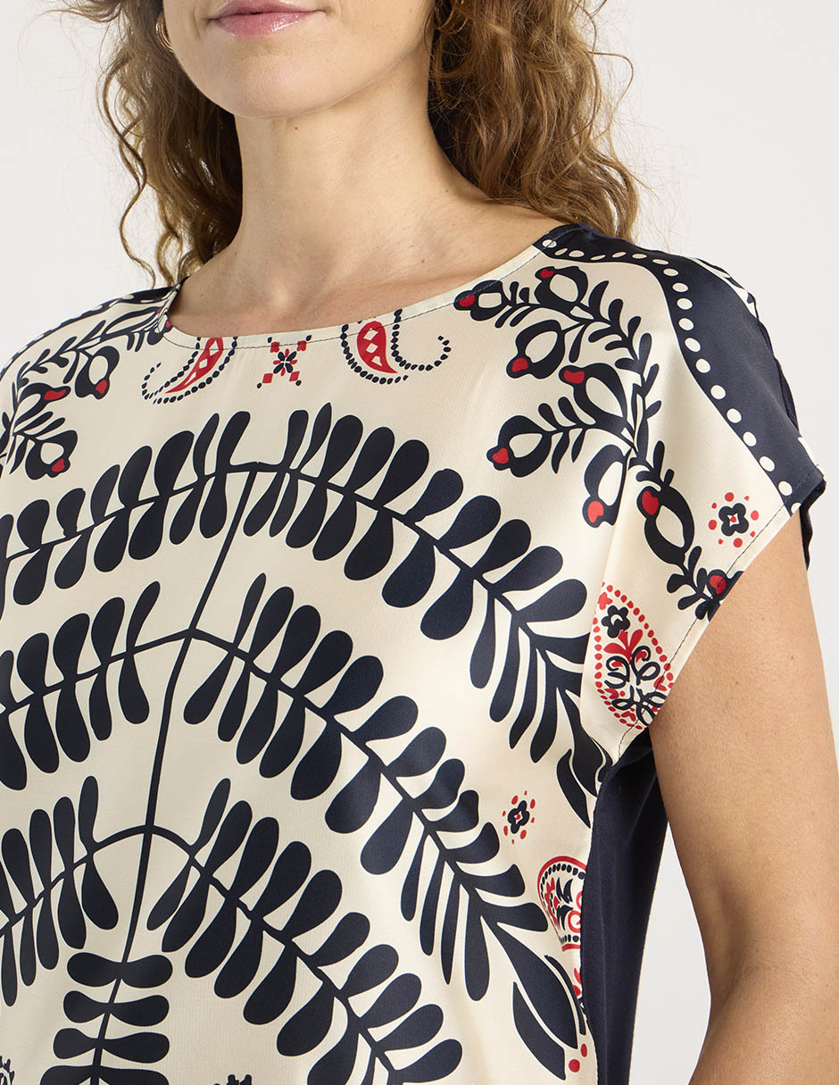 Blusa manga corta para mujer 9