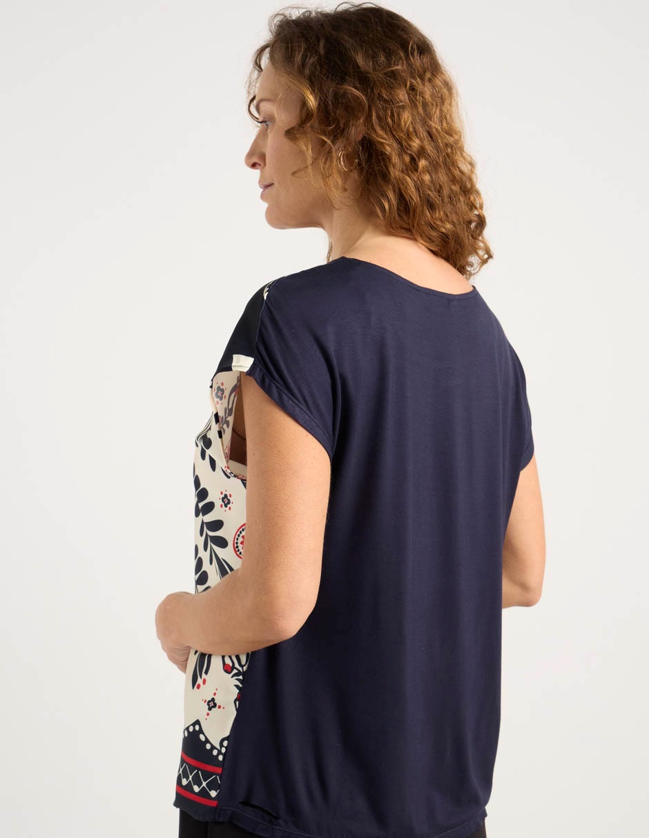 Blusa manga corta para mujer 11