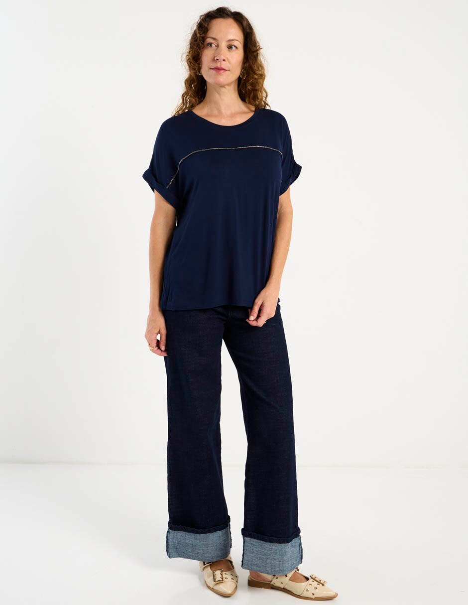 Blusa manga corta para mujer 3