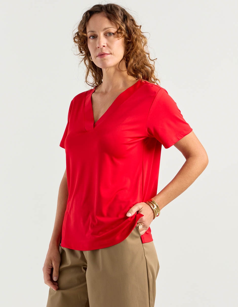 Blusa La Mode manga corta para mujer 1