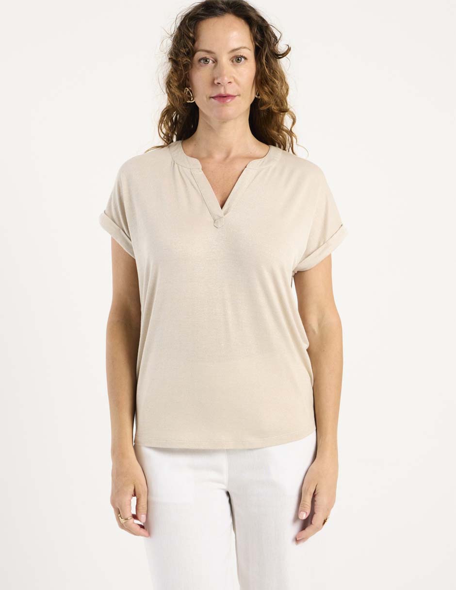 Blusa La Mode manga corta para mujer