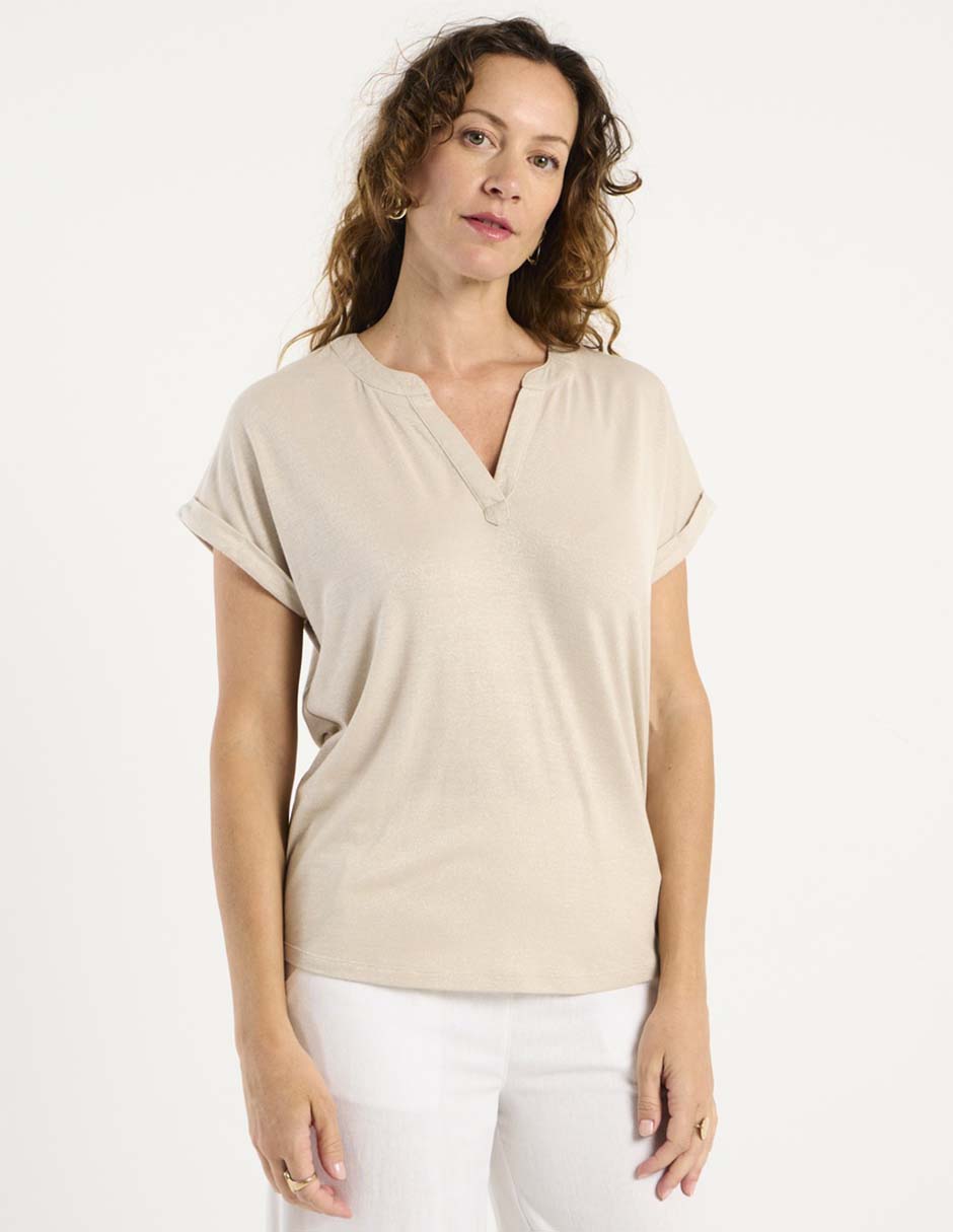 Blusa La Mode manga corta para mujer