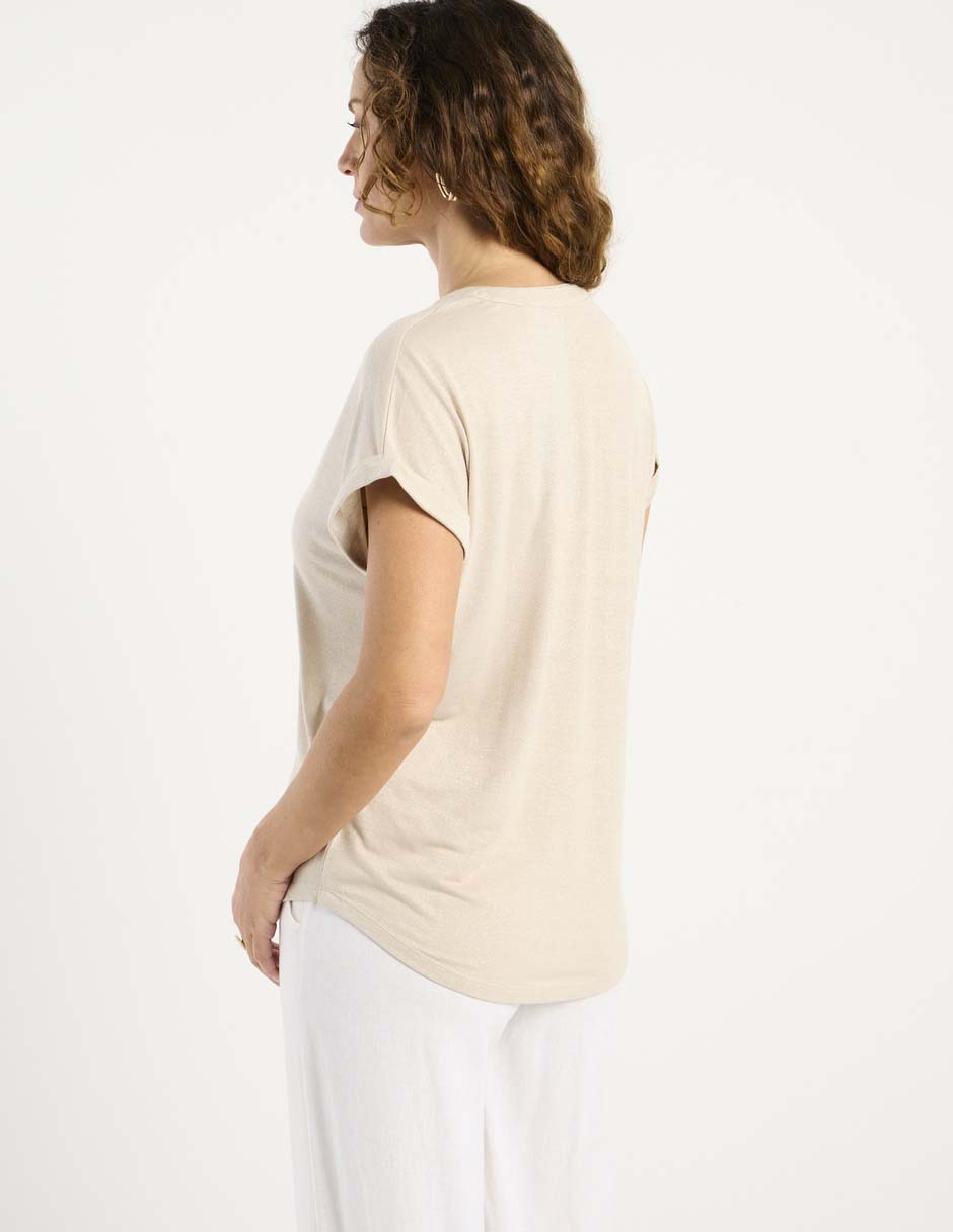 Blusa La Mode manga corta para mujer