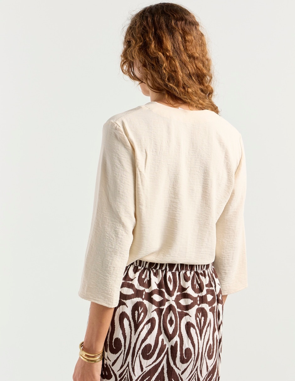 Blusa manga 3/4 para mujer 11