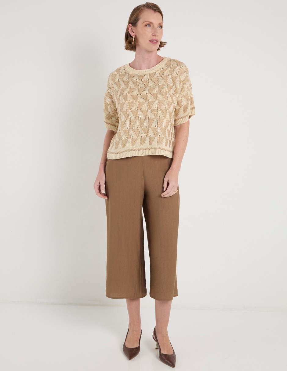 Pantalón easy pant amplio para mujer 4
