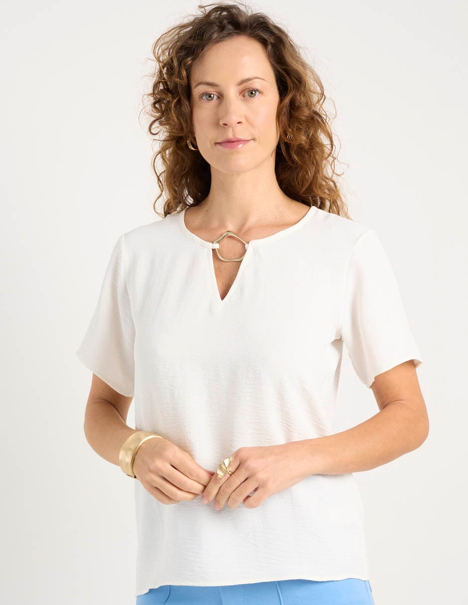 Blusa manga corta para mujer Blusa manga corta para mujer