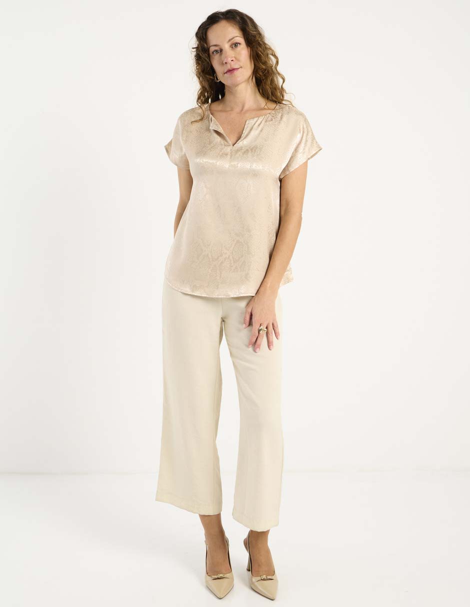 Blusa manga corta para mujer 8