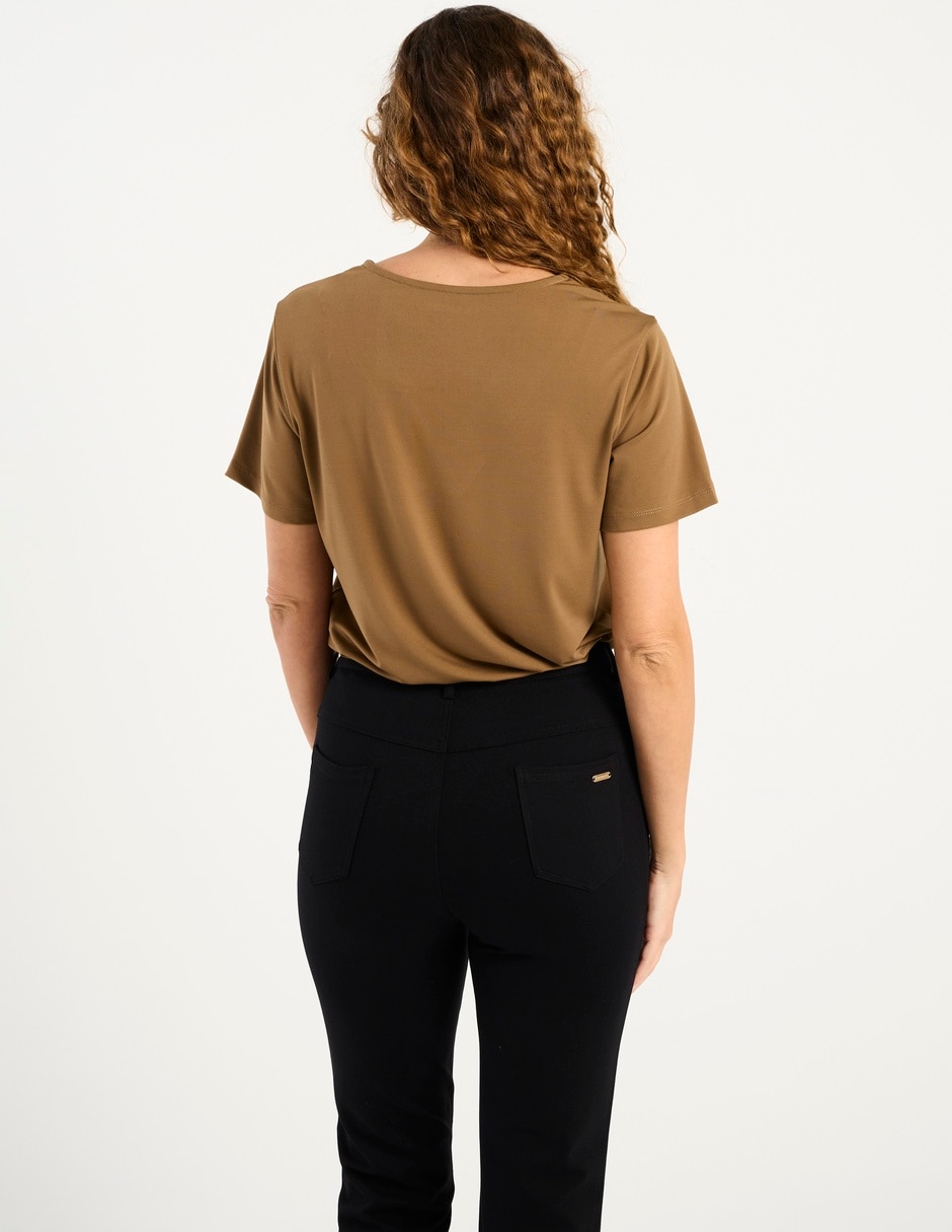Blusa La Mode manga corta para mujer