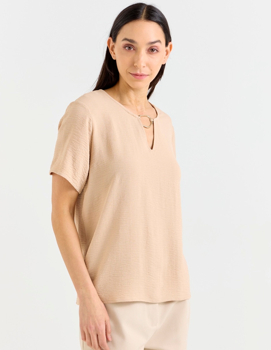 Blusa manga corta para mujer 1