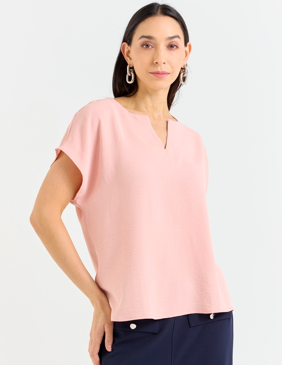 Blusa manga corta para mujer 1
