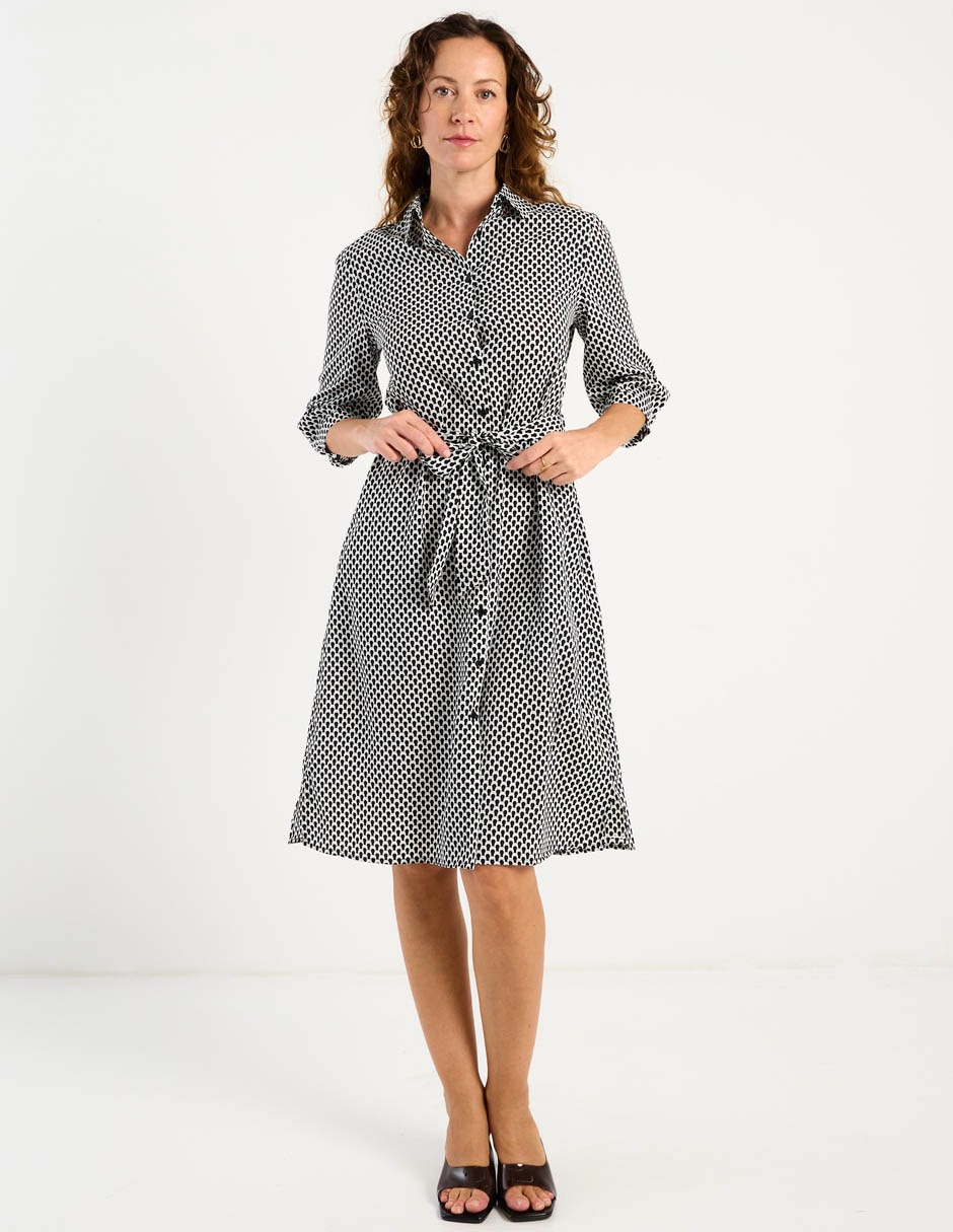 Vestido a la rodilla casual para mujer