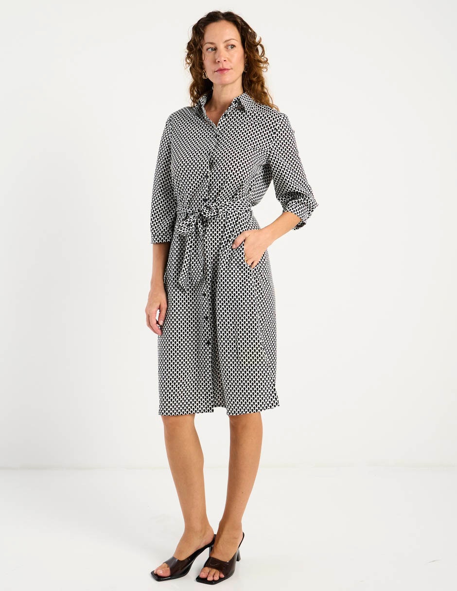 Vestido a la rodilla casual para mujer