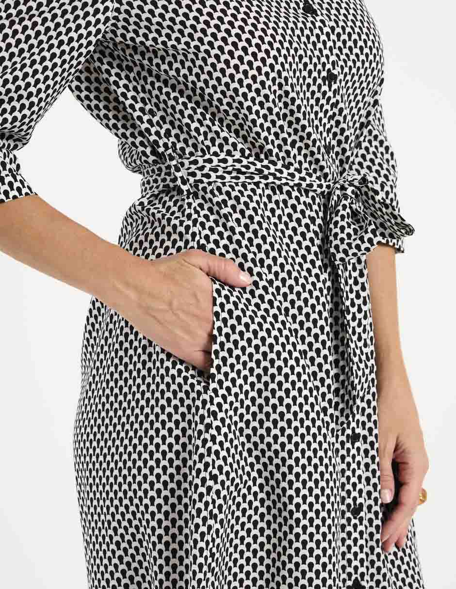 Vestido a la rodilla casual para mujer