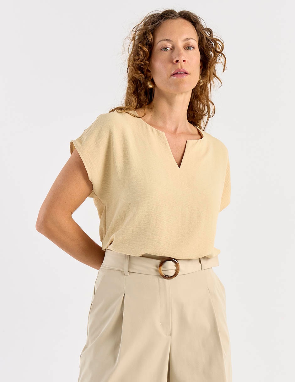 Blusa La Mode manga corta para mujer