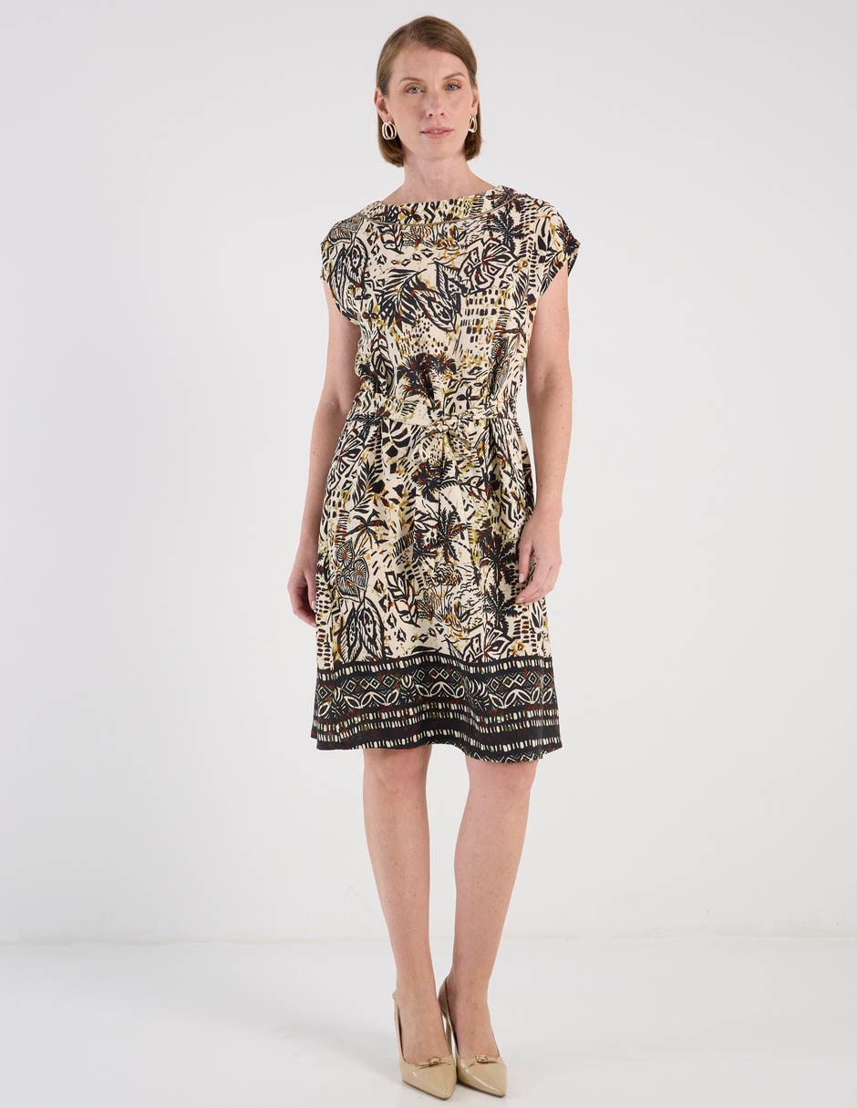 Vestido a la rodilla casual para mujer