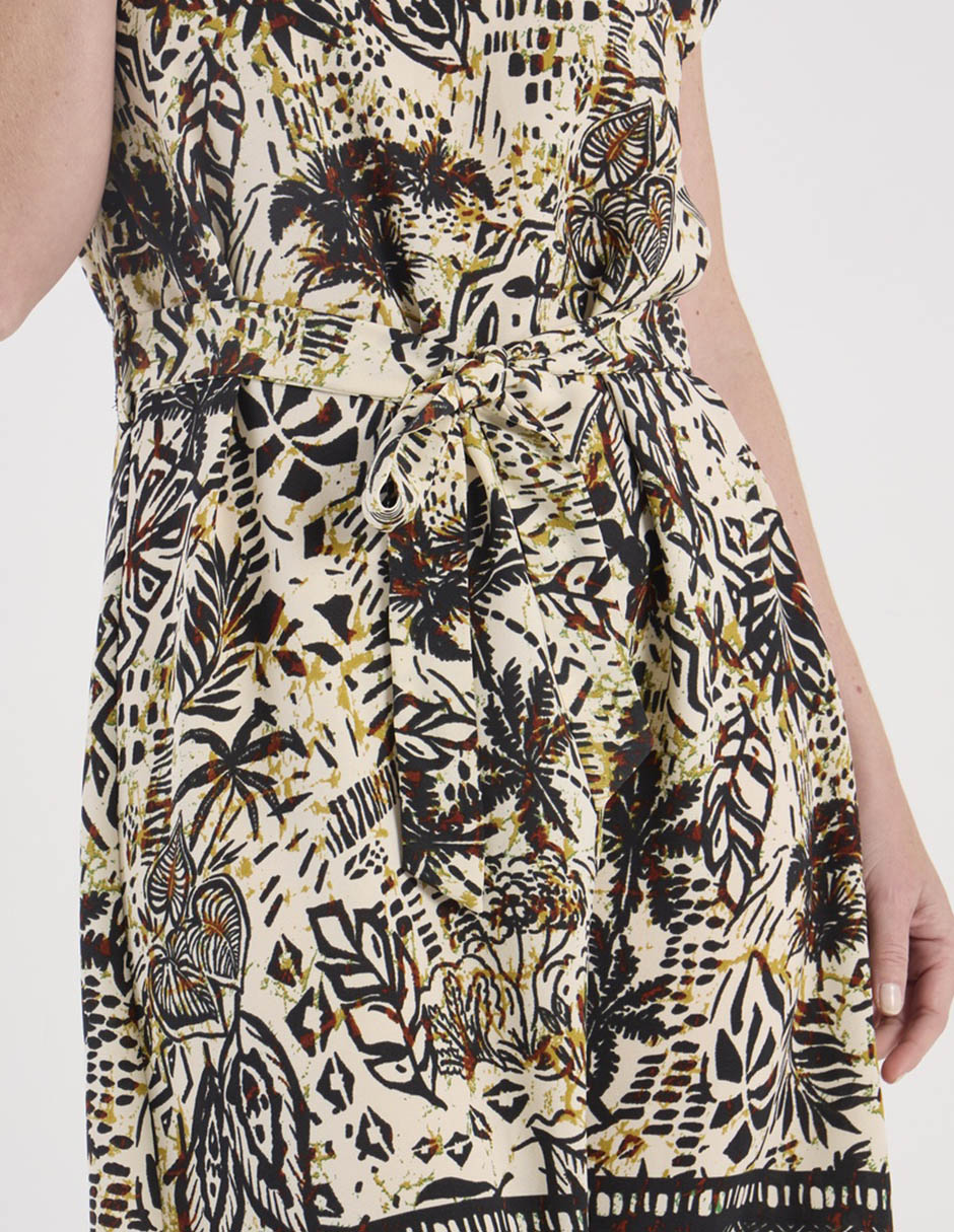 Vestido a la rodilla casual para mujer