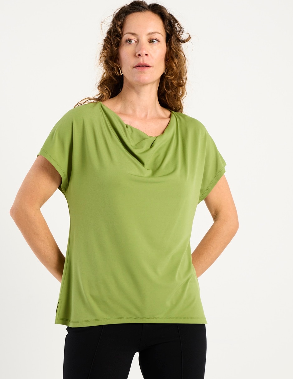 Blusa La Mode manga corta para mujer