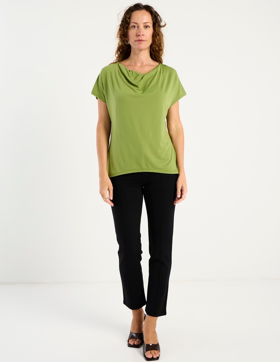 Blusa La Mode manga corta para mujer