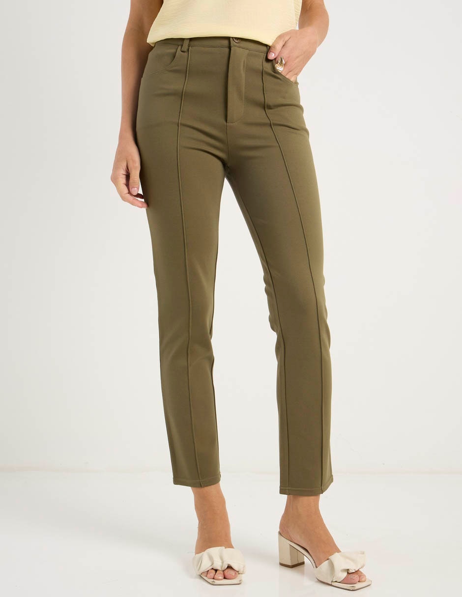 Pantalón capri slim para mujer Pantalón capri slim para mujer