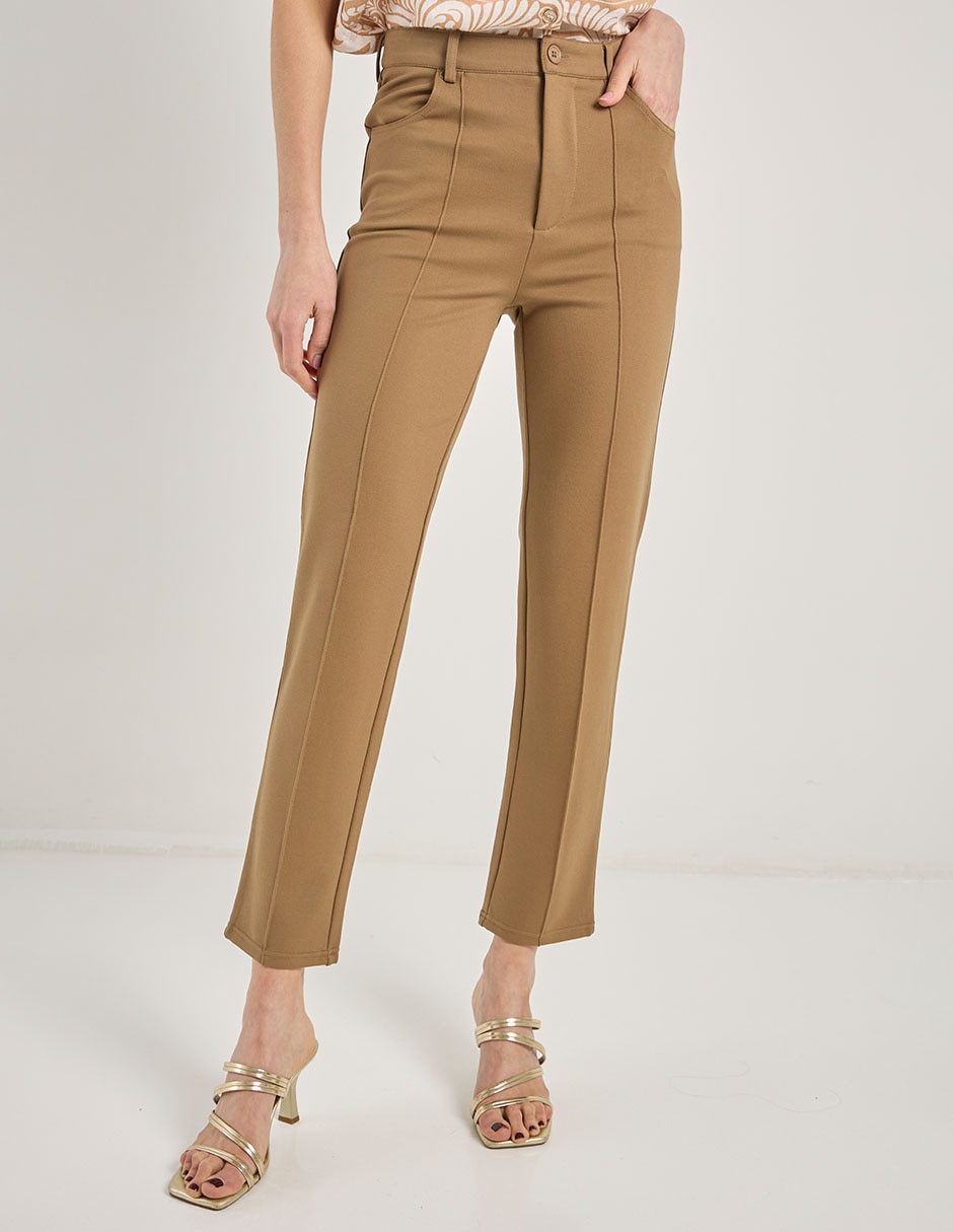 Pantalón capri slim para mujer Pantalón capri slim para mujer