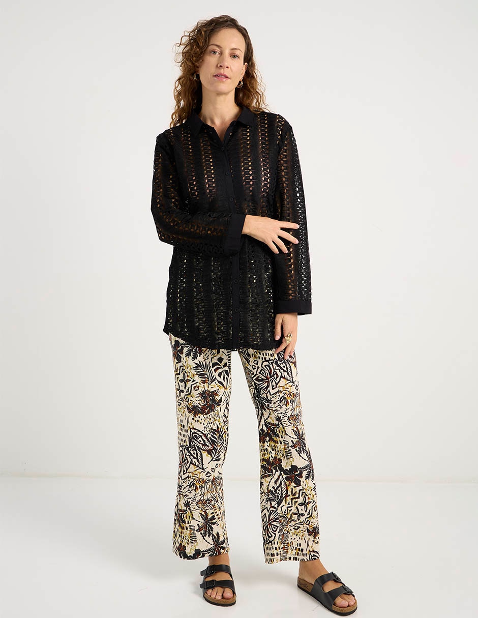 Pantalón easy pant straight para mujer 4